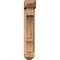 Ekena Millwork Balboa Arts and Crafts Smooth Bracket w/ Offset Brace, Western Red Cedar, 5 1/2"W x 18"D x 30"H BKT0604X18X30BOA03SWR - alternate 2